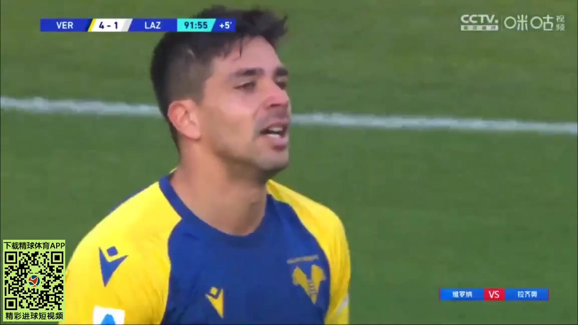 Serie A Verona Vs Lazio Giovanni Pablo Simeone Goal in 91 min, Score 4:1