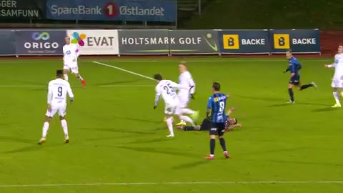 NOR D1 Stabaek Vs Molde 49 ทำประตู Ohi Anthony Omoijuanfo ประตู, ทำคะแนน 0:2