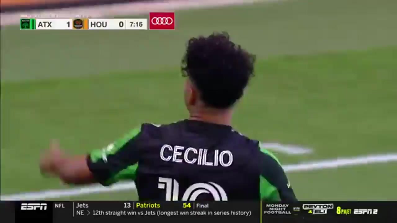 MLS Austin FC Vs Houston Dynamo 6 ทำประตู Marko Maric ประตู, ทำคะแนน 1:0