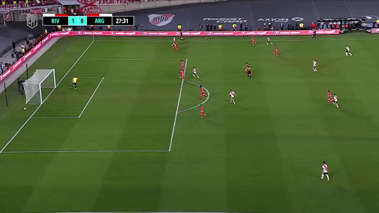 ARG D1 River Plate Vs Argentinos juniors 27 phút Bruno ZuculiniVào, ghi bàn 1:0