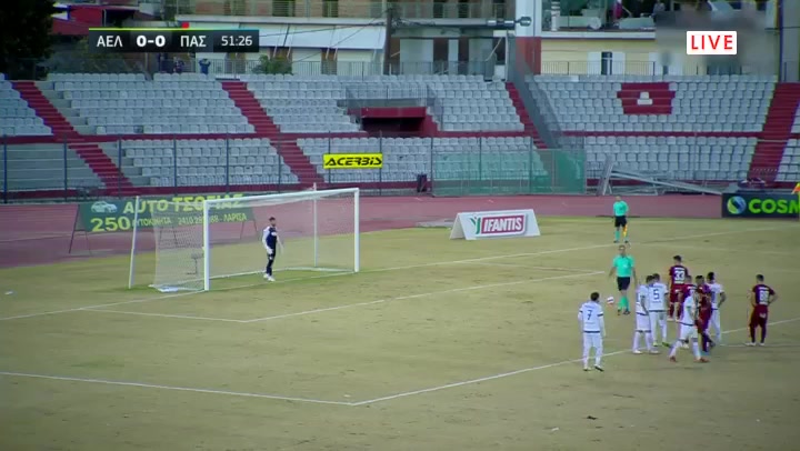 GRE Cup AEL Larisa Vs Pas Giannina 52 phút Vào, ghi bàn 1:0