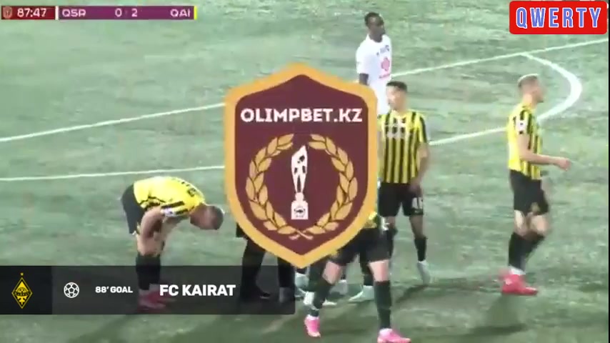 KAZ C Kaisar Kyzylorda Vs FC Kairat Almaty  Goal in 88 min, Score 0:2