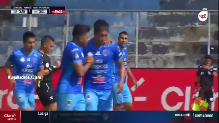 GUA D1 Santa Lucia Cotzumalguapa Vs CSD Solola Guay Goal in 16 min, Score 1:0