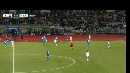 WWCPE Iceland (w) Vs Cyprus (w) 56 ทำประตู  ประตู, ทำคะแนน 4:0