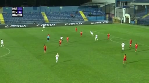 WWCPE Montenegro (w) Vs Denmark (w) Stine Larsen Goal in 71 min, Score 1:5