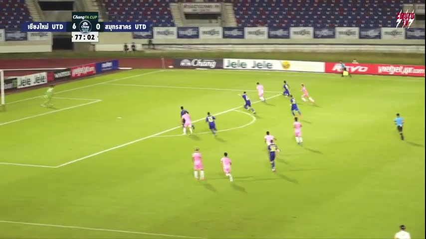 TH FC JL Chiangmai United FC Vs IPE Samut Sakhon 77 phút Vào, ghi bàn 7:0