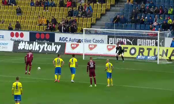 CZEC Teplice Vs Sparta Praha 18 phút David Moberg-KarlssonVào, ghi bàn 0:1