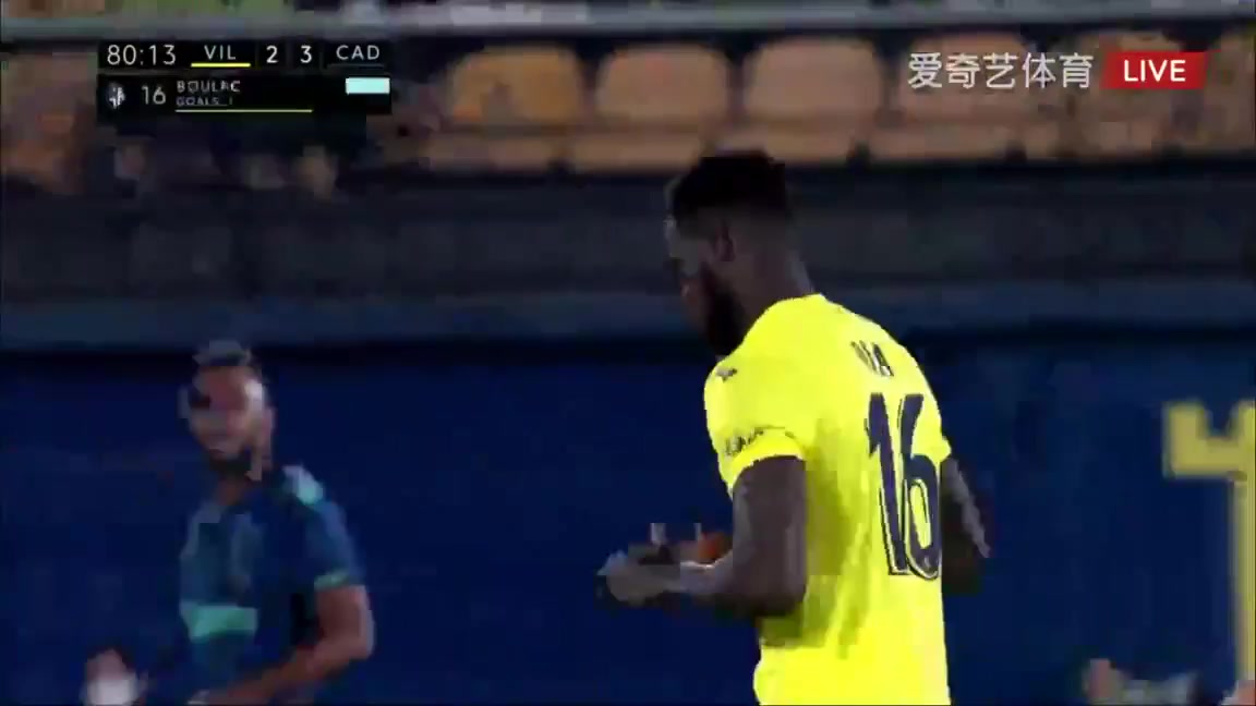 Laliga1 Villarreal Vs Cadiz 80 ทำประตู  ประตู, ทำคะแนน 2:3