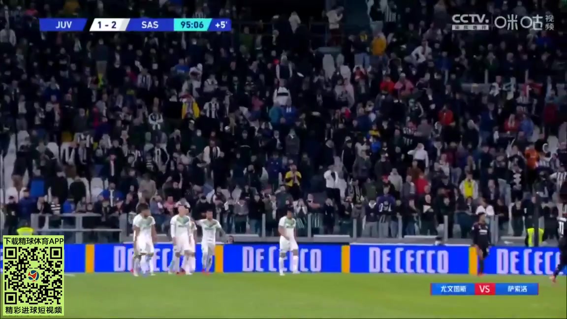 Serie A Juventus Vs Sassuolo 95 phút Vào, ghi bàn 1:2