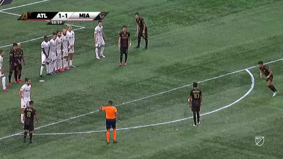 MLS Atlanta United Vs Inter Miami CF 58 ทำประตู  ประตู, ทำคะแนน 1:1