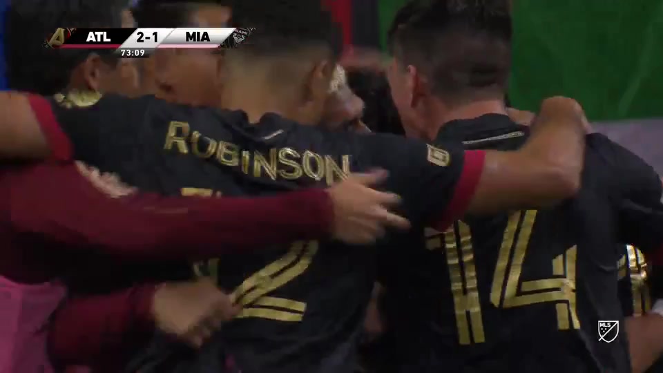 MLS Atlanta United Vs Inter Miami CF 73 ทำประตู  ประตู, ทำคะแนน 2:1