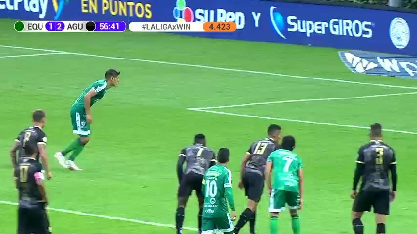 COL D1 La Equidad Vs Aguilas Doradas 56 phút Vào, ghi bàn 1:2