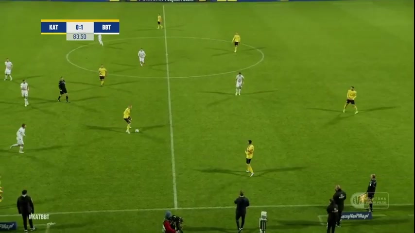 POL Cup GKS Katowice Vs LKS Nieciecza Piotr Samiec-Talar Goal in 85 min, Score 1:1