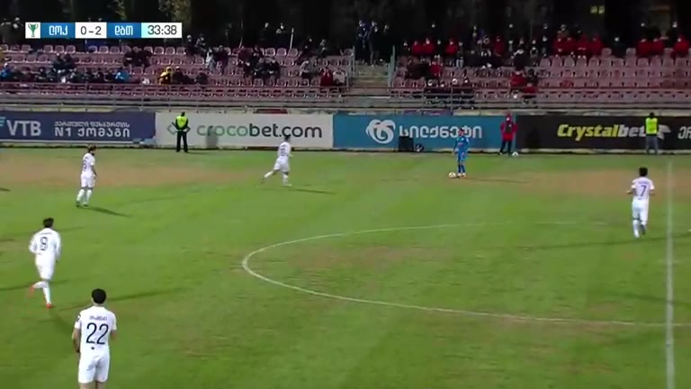 GEO C Lokomotiv Tbilisi Vs Dinamo Batumi Tornike Kirkitadze Goal in 32 min, Score 1:2