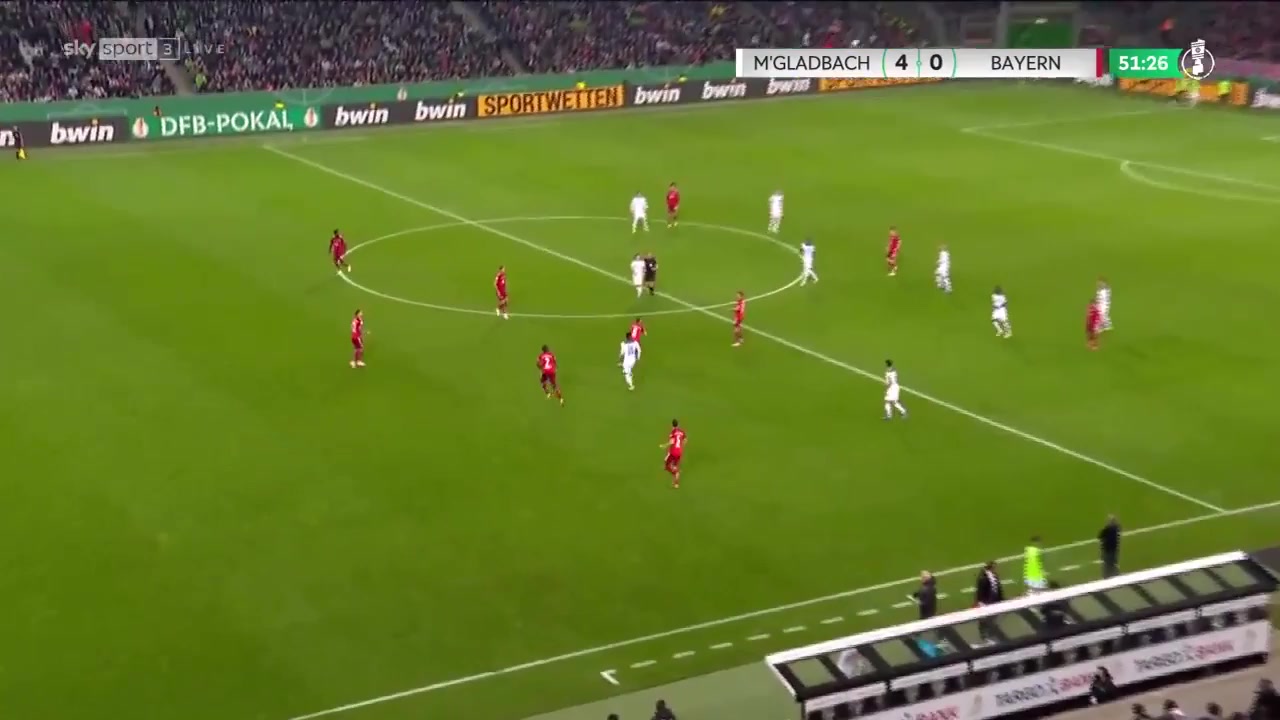 GERC Borussia Monchengladbach Vs Bayern Munchen 51 phút Breel Donald EmboloVào, ghi bàn 4:0