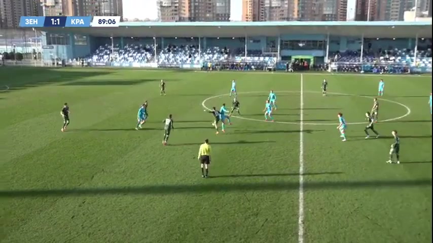 RUS YthC Zenit St.Petersburg Youth Vs FK Krasnodar Youth  Goal in 89 min, Score 2:1