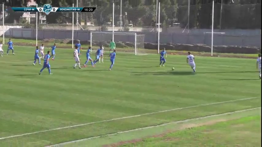 RUS YthC PFC Sochi Youth Vs Lokomotiv Moscow Youth 17 phút Vào, ghi bàn 0:1