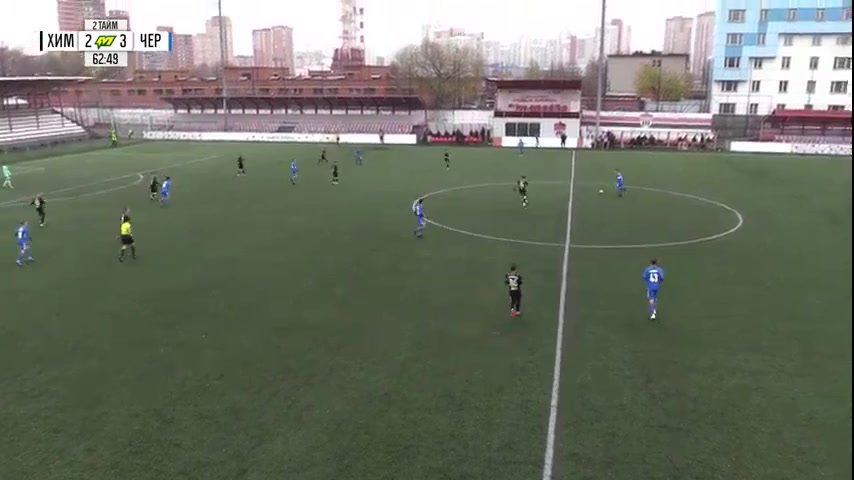 RUS YthC Khimki Youth Vs Chertanovo Moscow Youth 63 phút Vào, ghi bàn 3:3