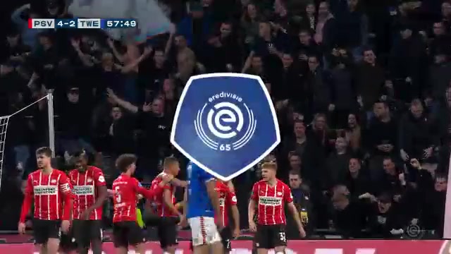 HOL D1 PSV Eindhoven Vs FC Twente Enschede Carlos Vinicius Alves Morais Goal in 58 min, Score 4:2