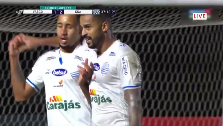 BRA D2 Vasco da Gama Vs Centro Sportivo Alagoano  Goal in 82 min, Score 1:2