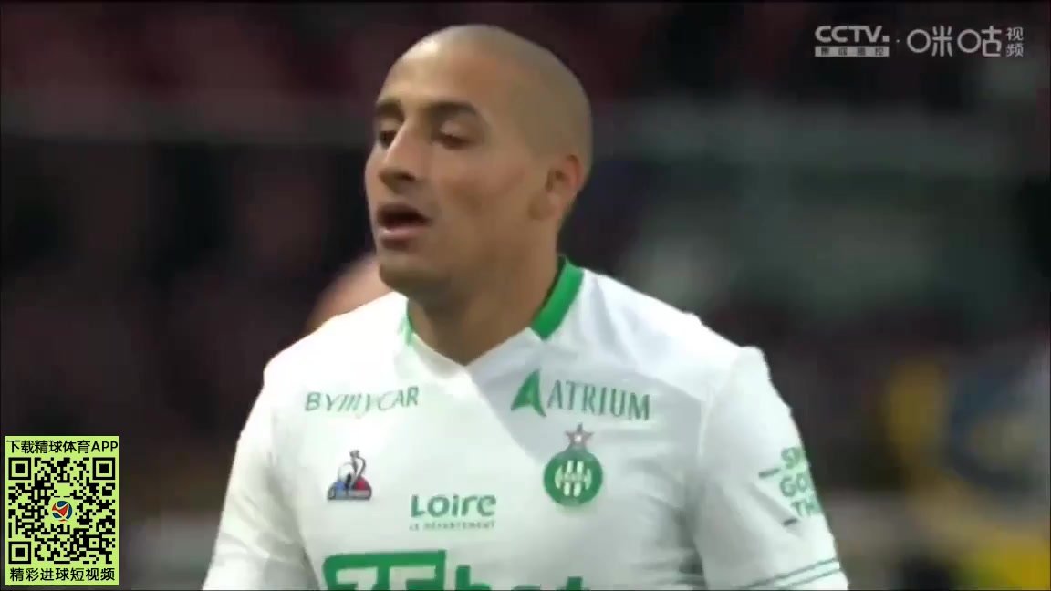 Ligue1 Metz Vs Saint Etienne Wahbi Khazri Goal in 14 min, Score 1:1