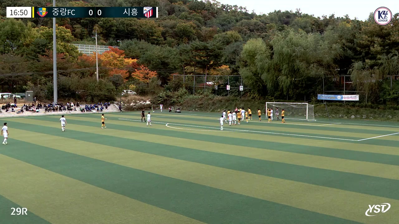 KCL 4 Jungnang Chorus Mustang FC Vs Siheung City  Goal in 17 min, Score 0:1