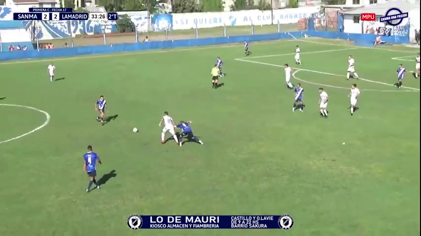 ACT  M San Martin Burzaco Vs General Lamadrid  Goal in 80 min, Score 3:2