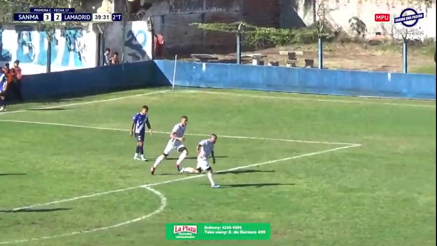 ACT  M San Martin Burzaco Vs General Lamadrid Abregu Goal in 86 min, Score 3:3