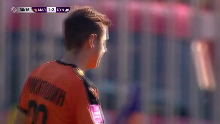 UKR D1 FC Mariupol Vs Dynamo Kyiv Mykola Shaparenko Goal in 29 min, Score 1:2