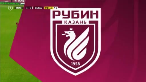 10 Rubin Kazan Vs CSKA Moscow 91 skor gol Mikhail Kostyukov, skor 1:0