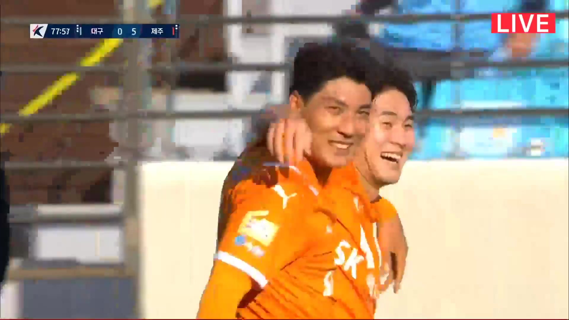 15 Daegu FC Vs Jeju United 78 skor gol Jo Seong Joon, skor 0:5