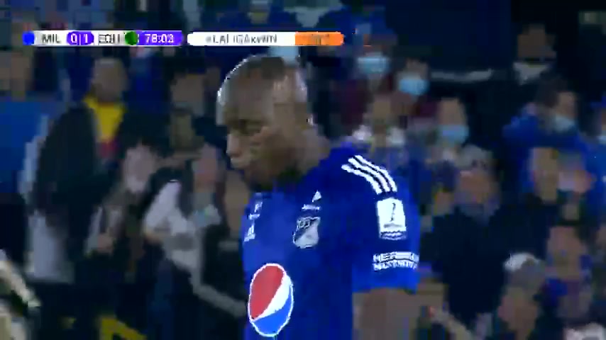 COL D1 Millonarios Vs La Equidad 78 phút David CamachoVào, ghi bàn 0:1