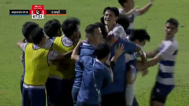 700 Samut Prakan City Vs Ratchaburi FC 87 skor gol Daisuke Sakai, skor 2:1