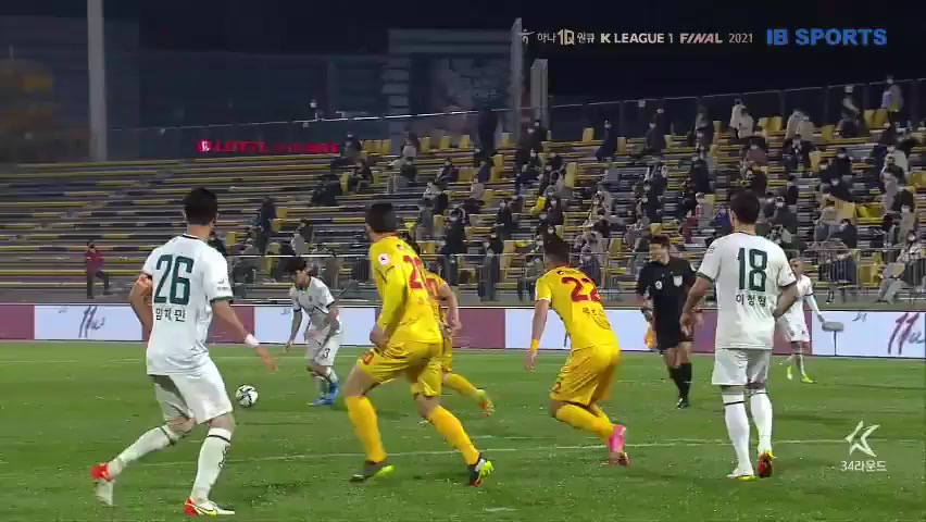 韩K联降 光州FC Vs 江原FC 90分申世界进球,比分2:2