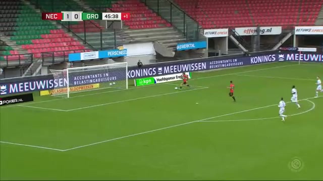 HOL D1 NEC Nijmegen Vs Groningen Ali Akman Goal in 45 min, Score 1:0