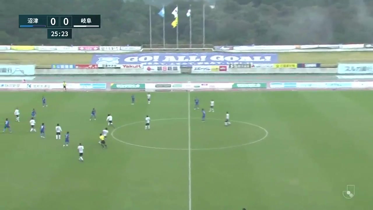 JPN D3 Azul Claro Numazu Vs FC Gifu Fukahori Goal in 25 min, Score 0:1