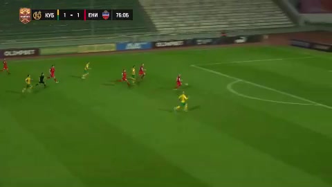 RUS D1 PFK Kuban Vs Yenisey Krasnoyarsk Vasili Aleynikov Goal in 76 min, Score 2:1