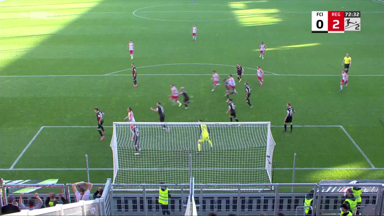 GER D2 Ingolstadt Vs Jahn Regensburg Kaan Caliskaner Goal in 72 min, Score 0:3