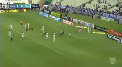 BRA D1 Ceara Vs Fluminense RJ Vinicius Goes Barbosa de Souza Goal in 7 min, Score 1:0