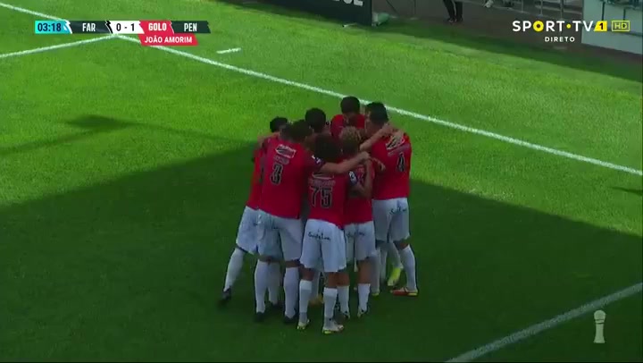 157 SC Farense Vs Penafiel 3 skor gol Joao Carlos Nogueira Amorim, skor 0:1