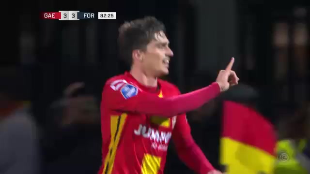 16 Go Ahead Eagles Vs Fortuna Sittard 82 skor gol Iago Cordoba Kerejeta, skor 3:3