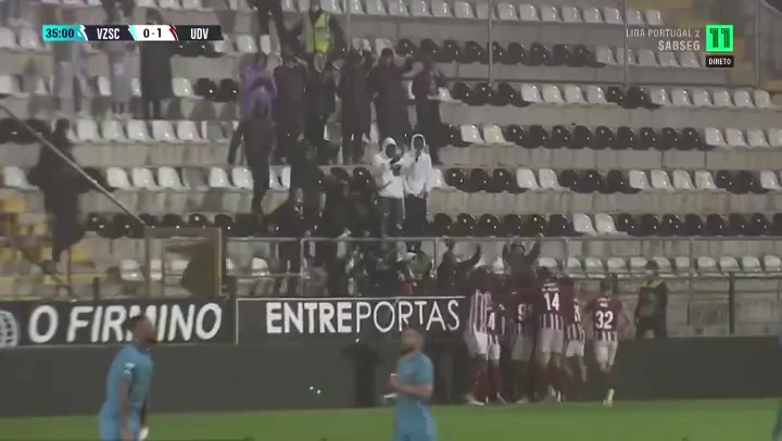 157 Varzim Vs Vilafranquense 34 skor gol Anderson Miguel Da Silva, Nene, skor 0:1