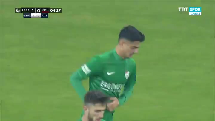 TUR D2 Bursaspor Vs Keciorengucu Sen Goal in 3 min, Score 1:0