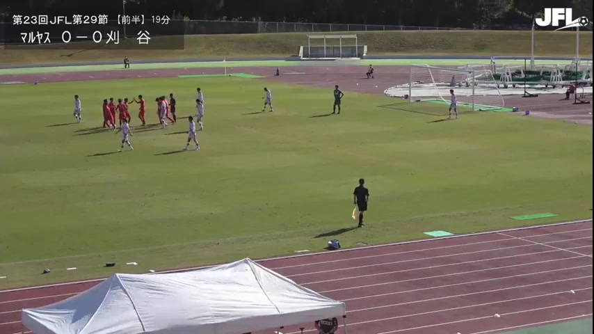 JPN JFL Maruyasu Industries Vs FC Kariya Harashina Goal in 20 min, Score 1:0