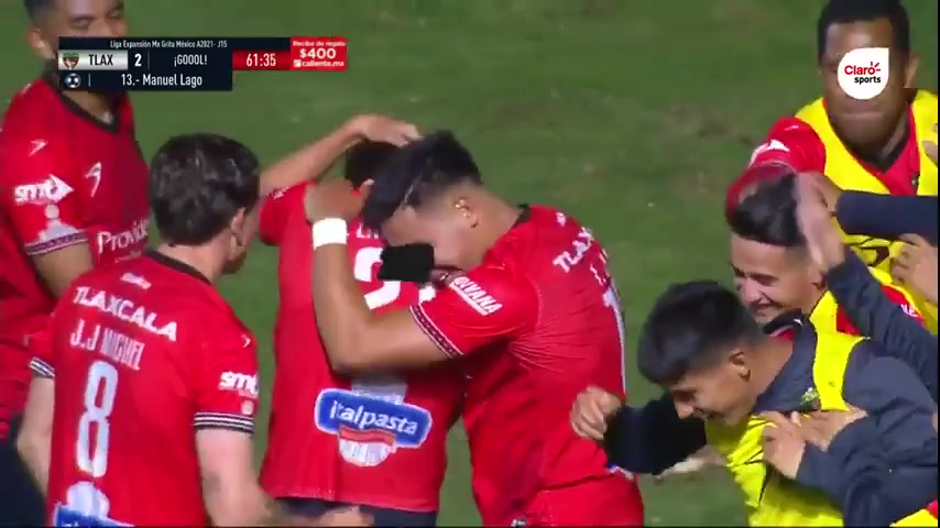 墨西甲春 特拉斯卡拉FC Vs 坎昆FC 60分曼努埃爾·拉戈進球,比分2:0