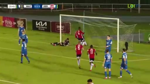 IRE PR Waterford United Vs Derry City 28 ทำประตู Daniel Lafferty ประตู, ทำคะแนน 1:1