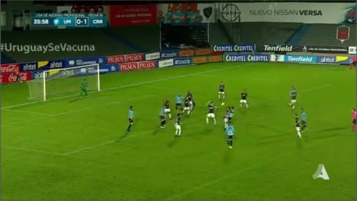 URU D2 Uruguay Montevideo Vs Cerro Montevideo  Goal in 36 min, Score 1:1