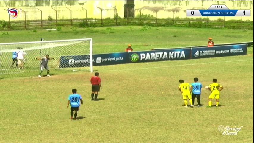 Indo D3 Buol United Vs Persipal Palu 13 phút Vào, ghi bàn 0:2