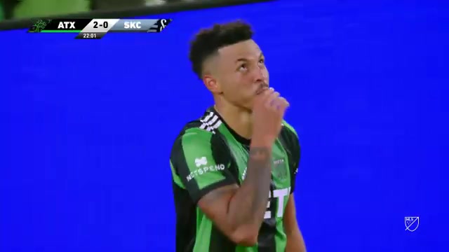 MLS Austin FC Vs FC Kansas City 22 ทำประตู Julio Cascante ประตู, ทำคะแนน 2:0