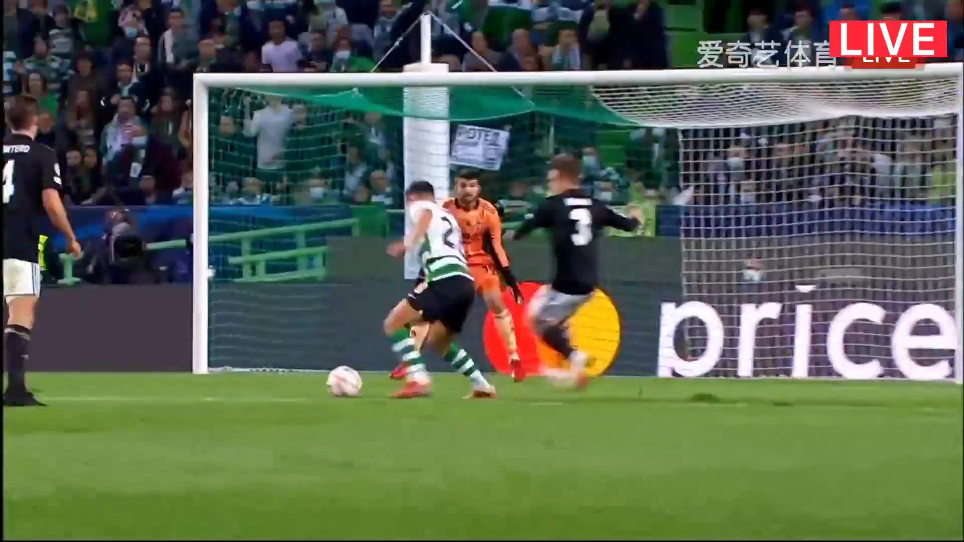 UEFA CL Sporting CP Vs Besiktas JK Pedro Goncalves Goal in 36 min, Score 2:0